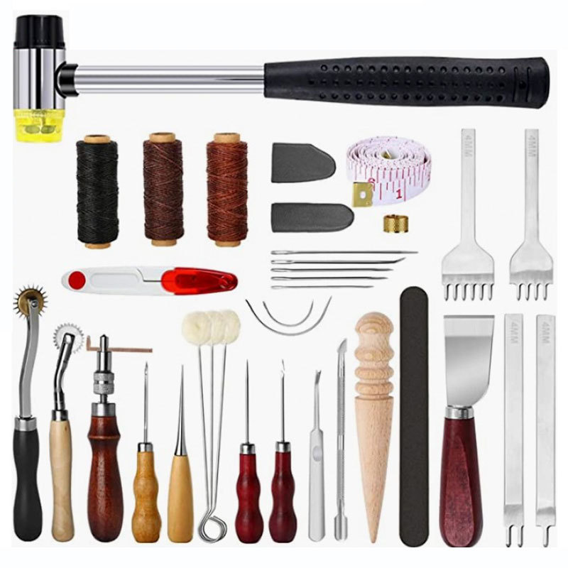 Groover Stitching Tool - 가죽 공예 도구 키트 가죽 손바느질