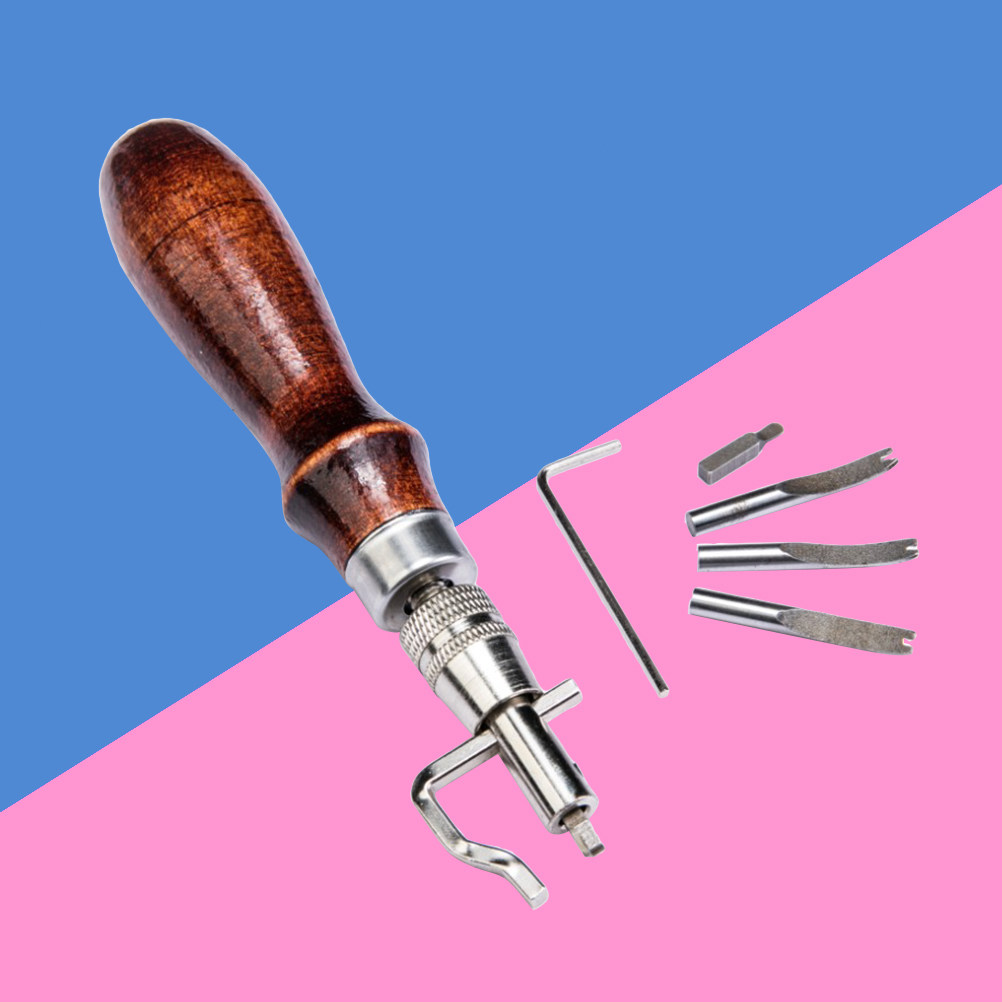 7종 공예 도구 세트: 스티칭, 홈 파기, 모서리 다듬 - Groover Stitching Tool 리뷰 및 가격