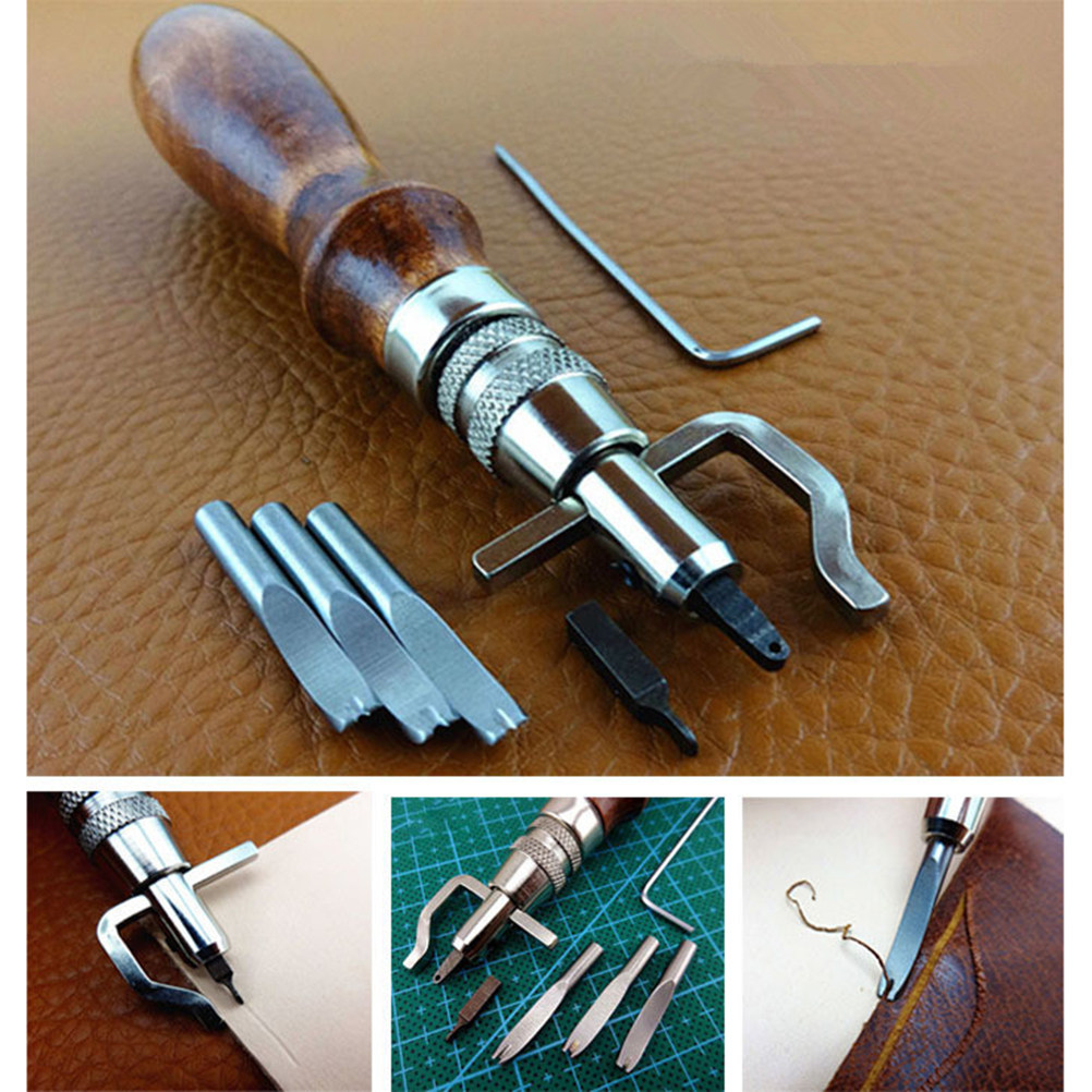 7종 공예 도구 세트: 스티칭, 홈 파기, 모서리 다듬 - Groover Stitching Tool 리뷰 및 가격