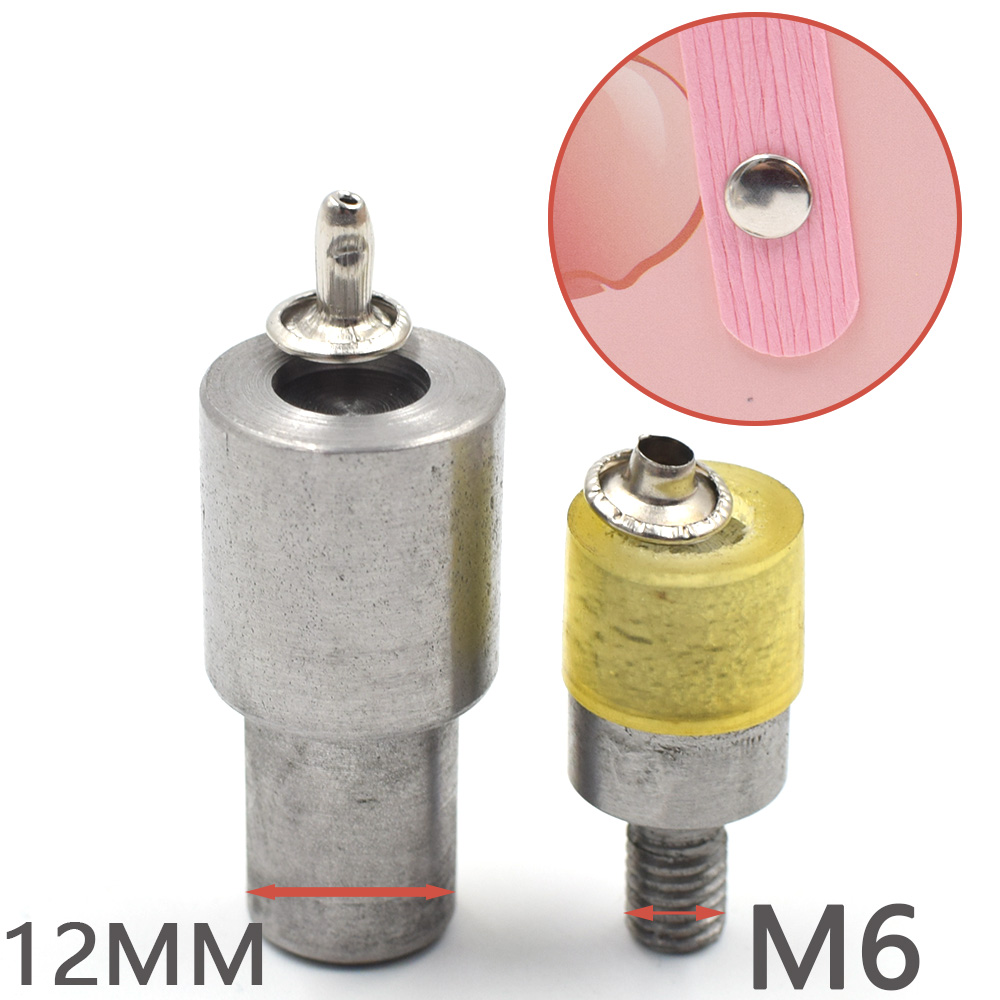 M6/12MM 더블 캡 리벳 몰드 패스너 가죽 가방 용 - Rivet Setter Tool 리뷰 및 가격