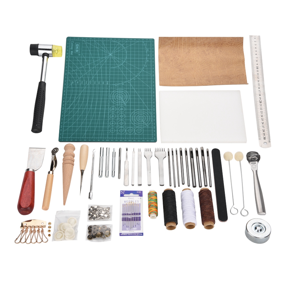 42종 가죽 공예 도구 세트 가죽 공예 도구 펀치 키트 - Groover Stitching Tool 리뷰 및 가격