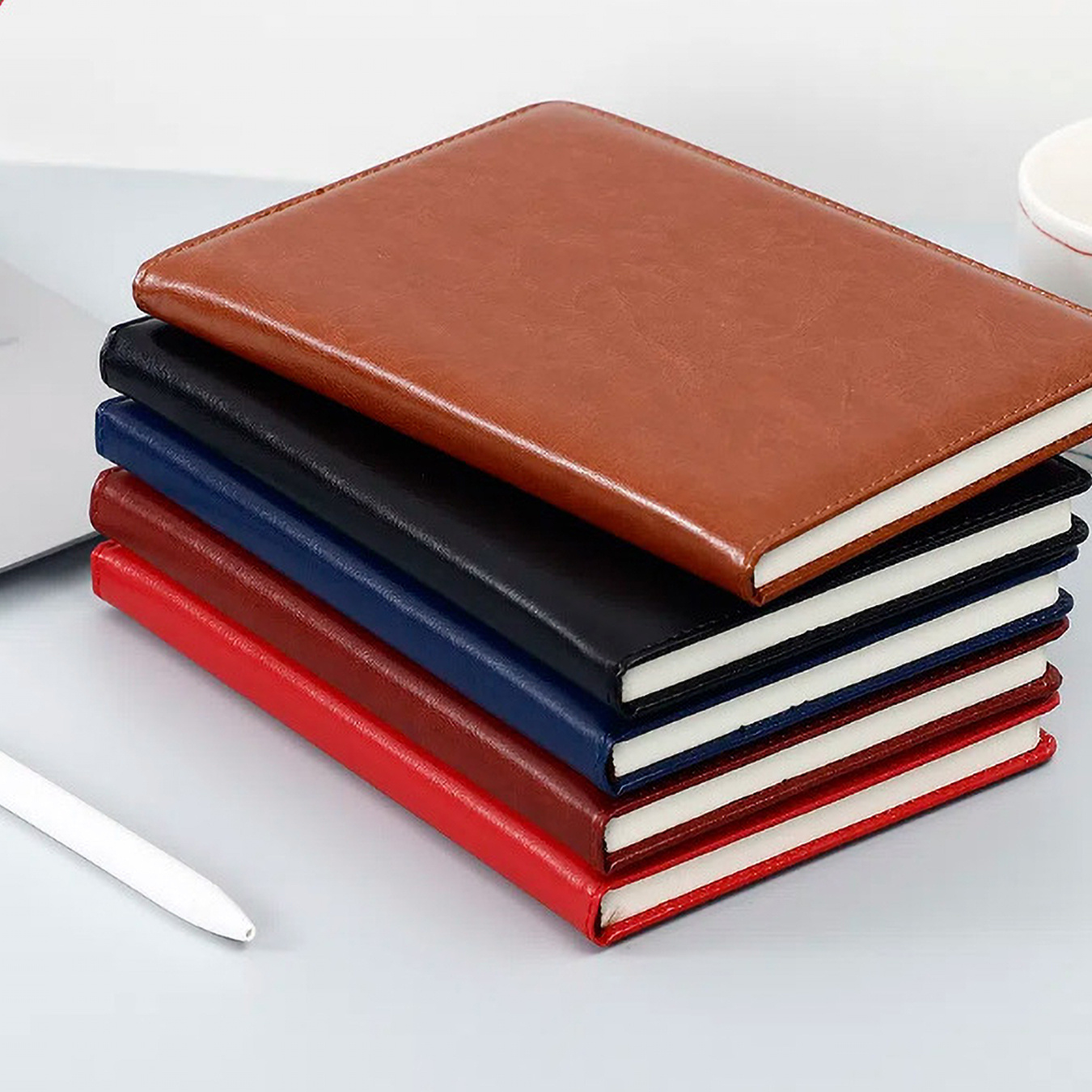 손으로 그린 하트 레트로 가죽 A5 노트북, 개인 맞춤 - Leather Work Diary Covers 리뷰 및 가격